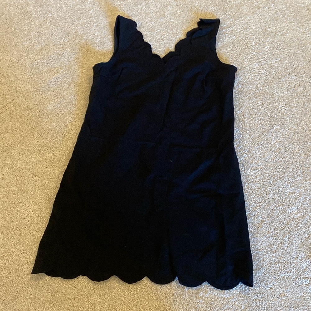 Aqua black dress